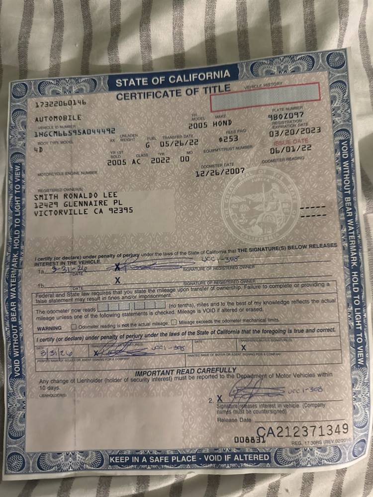 2005 Honda Accord Sedan