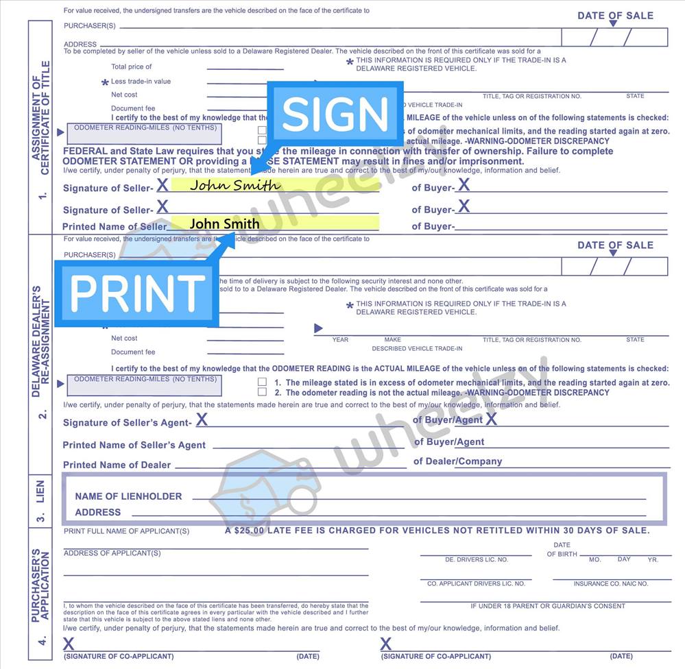 delaware dmv duplicate title