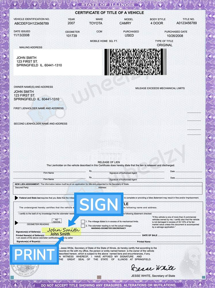 cyberdrivecom illinois application for duplicate title car