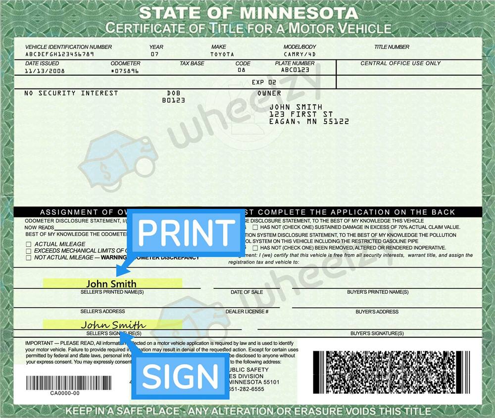 minnesota dmv duplicate title