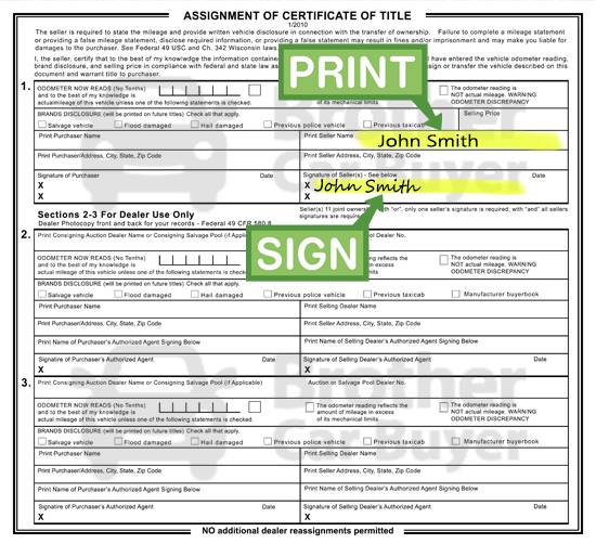 duplicate title wi dmv