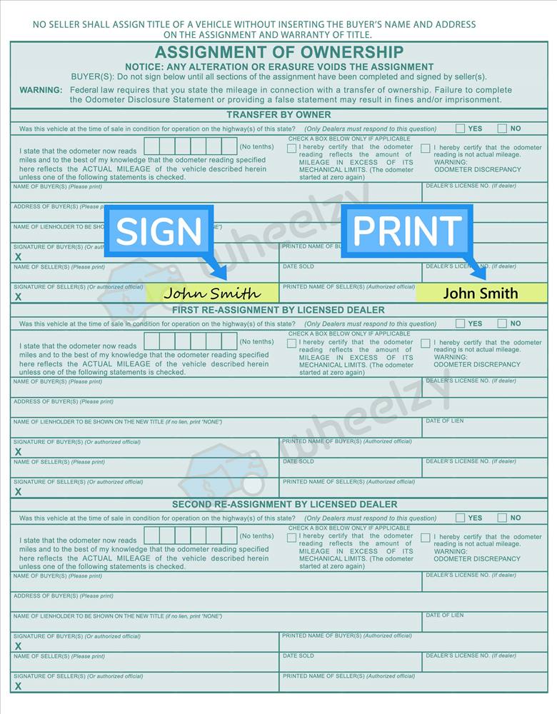 How to Sign Your Title in Connecticut