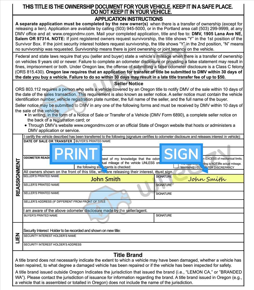 how-to-sign-your-car-title-in-oregon-including-dmv-title-sample-picture