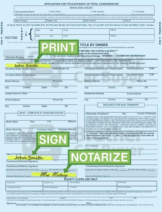 how-to-sign-your-car-title-in-kentucky-including-dmv-title-sample-picture